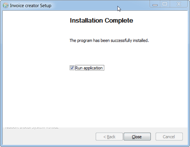 Anwendung kann gestartet werden